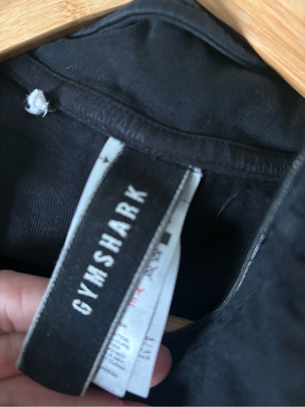 Gymshark Black 1/2 zip Crop Pullover Sweatshirt - Picture 8 of 8